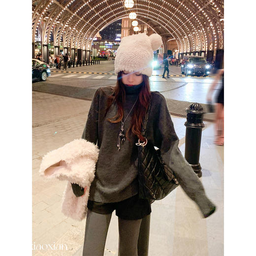 <曾小咸推荐> 现货秒杀！微信超特价！高领针织打底衫 日常129.99 立减50 秒杀79.99！ 商品图2