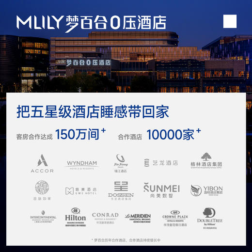 【冯站长】梦百合YLCD五星酒店零压房同款记忆棉弹簧床垫 商品图1