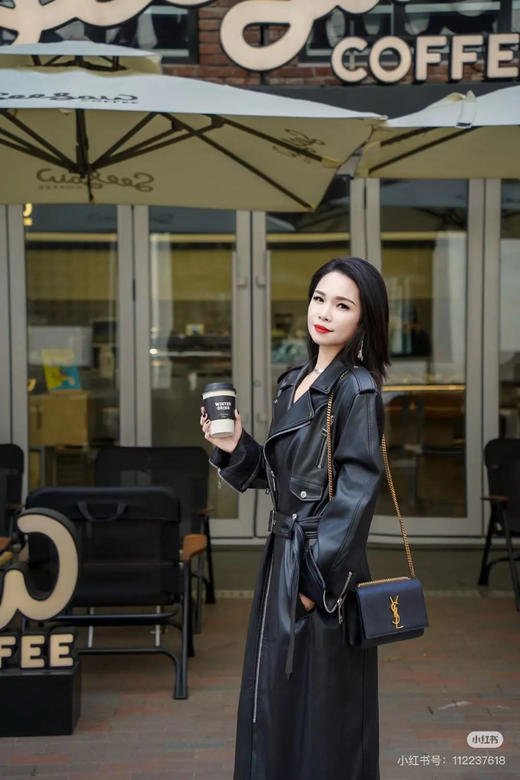 YSL Kate 黑金 鱼子酱牛皮 中号 无流苏款 斜挎包 商品图1