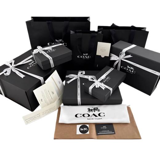 【品牌授权】【礼盒礼袋】蔻驰COACH 新款菱格绗缝小羊皮单肩斜挎包 商品图6