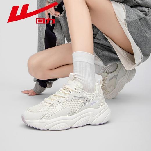 回力男女鞋2025新款秋季透气ins百搭厚底情侣鞋子休闲运动老爹鞋 商品图7