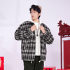 【断码清仓】HX 冬季带帽茄克衫格纹质感C105440012101/02 商品缩略图2