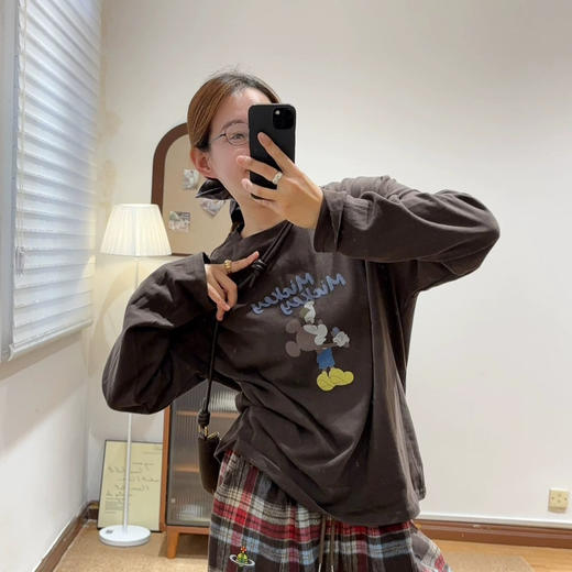 韩国订单磨毛棉米奇打底衫t恤12291 商品图0