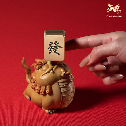 铜师傅《转大发》《转大顺》客厅办公室貔貅铜摆件解压把玩工艺品 商品图2