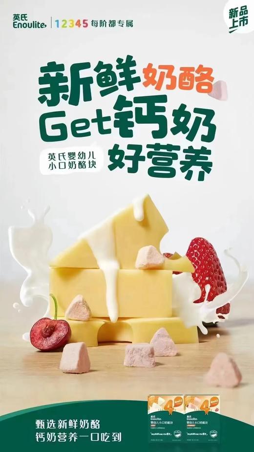 英氏婴幼儿小口奶酪块（原味）（盒） 商品图0