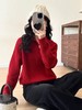二店y 【JS3699138】圣诞新年战衣~小禾家 ，半拉链翻领加厚羊毛针织衫套头毛衣 商品缩略图2