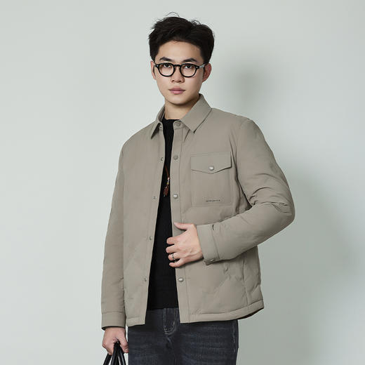 【断码清仓】HX 冬季短款翻领薄羽绒服90绒Y100440011101/02 商品图2