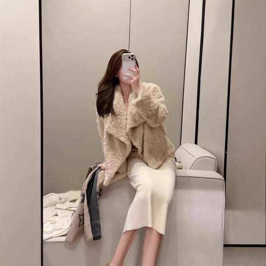 冬季时尚毛毛外套千金感软软温柔毛茸茸年轻款皮毛一体环保皮草女 商品图2