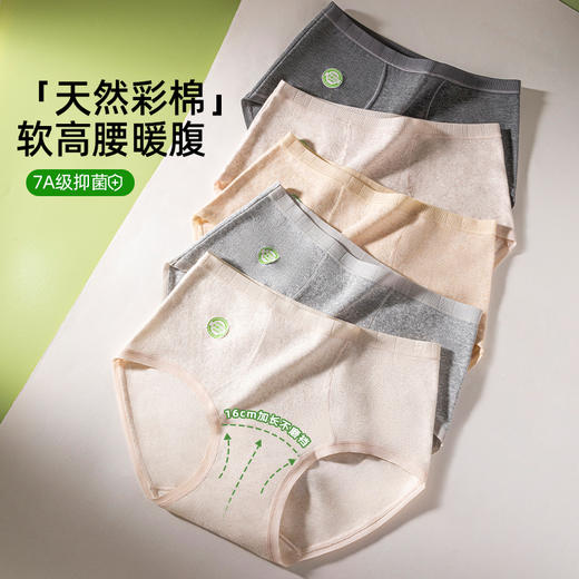 天然彩棉~『BANHE板禾天然原棉原色纯棉内裤』专研舒适型版型 100棉底档 16cm加长加宽 棉纱瞬吸 商品图0