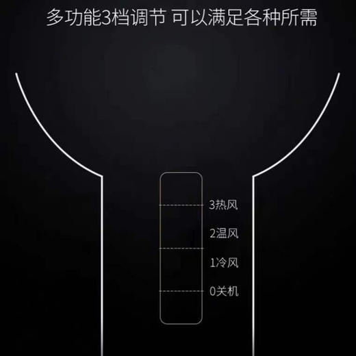 超人吹风机家用大功率电吹风2200W冷热风学生宿舍吹风筒RD2201 商品图2