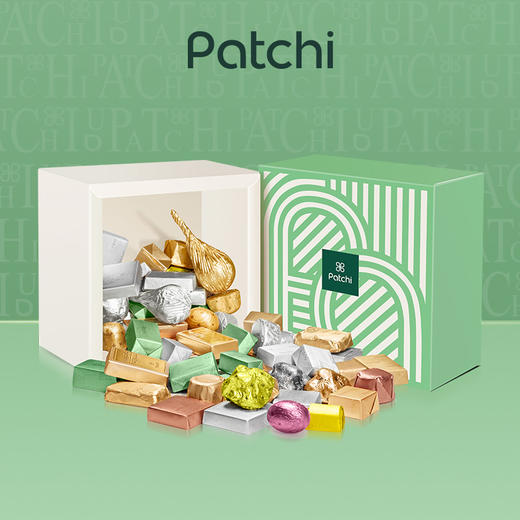 Patchi芭驰迪拜巧克力礼盒装果仁夹心原装进口多口味婚庆1000g/盒-CPC1000-CL（福建、厦门、随机发货，无手提袋） 商品图6