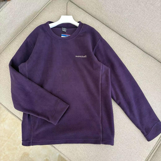 日本代购在售款montbell 男女同款轻薄保暖套头抓绒衫，四个色，尺码S-XL
原价5100日元 商品图6