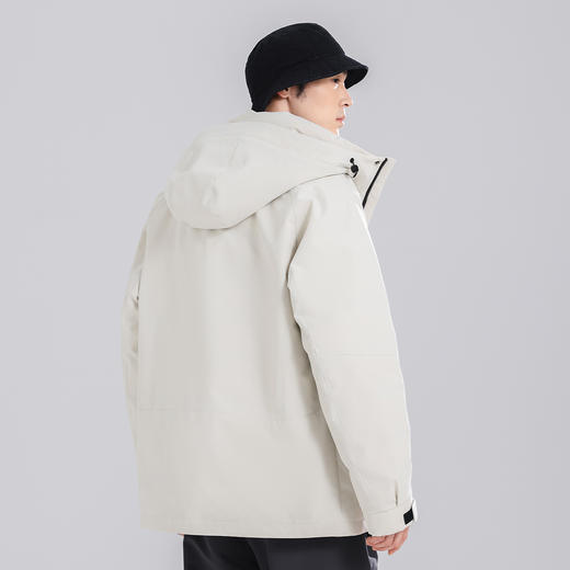 【90鸭绒】罗蒙冬季羽绒服男士时尚大口袋设计休闲保暖御寒厚实百搭棉服羽绒外套 商品图6