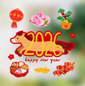 Super&jane丨马年窗贴