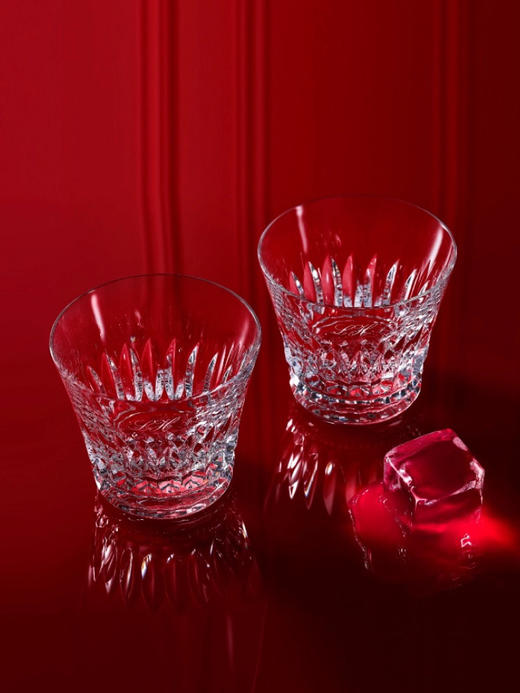 Baccarat巴卡拉 天天巴卡拉系列 皇冠 烟火之光威士忌平底对杯 商品图1