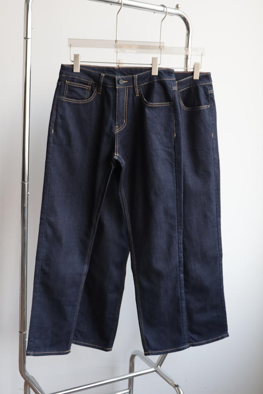 M0nc1er 25秋冬新款 磨毛起绒弹力牛仔裤男 NZK253 商品图2