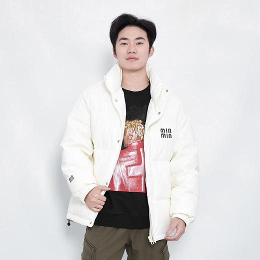 【新品上新】HX 冬季短款立领皮羽绒服C100440031101/02 商品图5