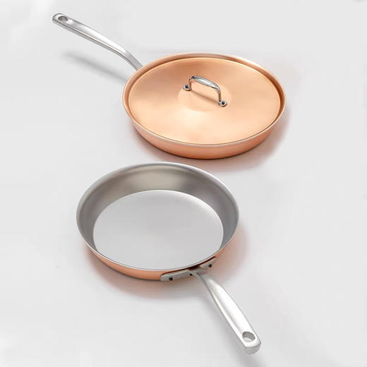 比利时进口FALK限量版四层铜锅轻量煎锅深煎锅炖锅电磁炉燃气通用 商品图2