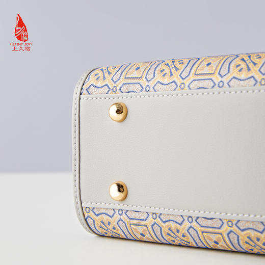 SAINTJOY/上久楷  宋锦拎包 四方定胜 BWS24A0405-E（不含礼盒包装 商品图8