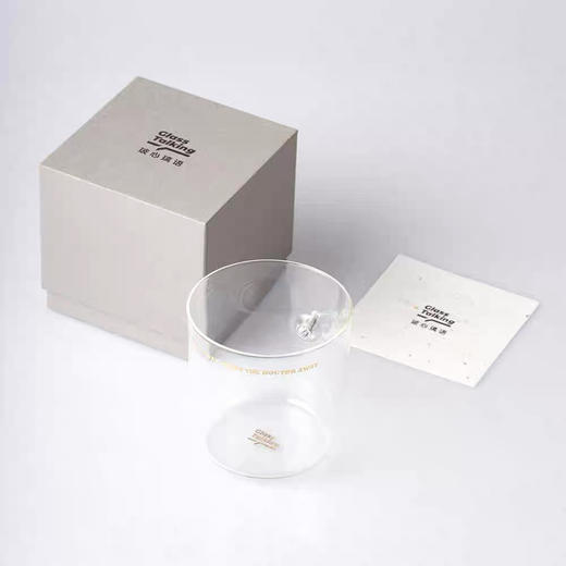 玻心璃语 |苹果杯 果汁杯咖啡杯 耐热玻璃水杯 原创设计 手工匠人 商品图1