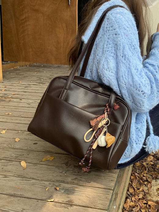 【GZ】无忧购秋冬复古学院风大容量枕头包包女 10143（截单后3-5天发货) 商品图4