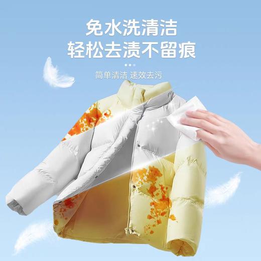 平价优选：羽绒服清洁湿巾去油去污免洗衣物清洁湿纸巾  30抽/包*10包【简禾】 商品图2