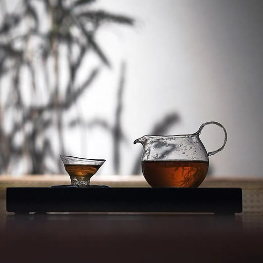 玻心璃语 |啜雨公道杯 玻璃 原创设计 茶具 手工匠人  分茶器 商品图1