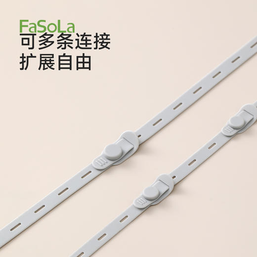 FaSoLa数据线收纳理线器充电线整理神器耳机缠绕束线绑带硅胶扎带 商品图2