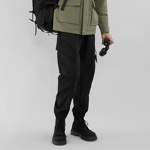 【新品上新】HX 冬季工装休闲长裤加绒S203444125101/02 商品图2