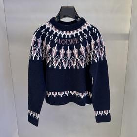 女款提花针织毛衣la014