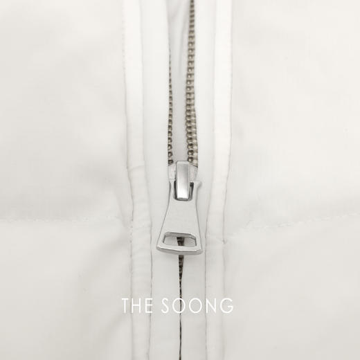 THESOONG|新款女装定制三防95鹅绒保暖立领白色羽绒服外套YRF8293 商品图7