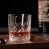 KAGAMI江户切子威士忌透明水晶玻璃酒杯洋酒杯洛克杯斜纹 商品缩略图0