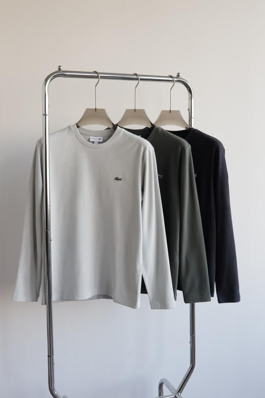 L.A.C 法西小渔 秋冬款双面德绒男士长袖保暖打底衫 CX248 商品图3