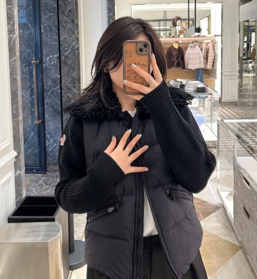 女款针织拼接外套he018 商品图2