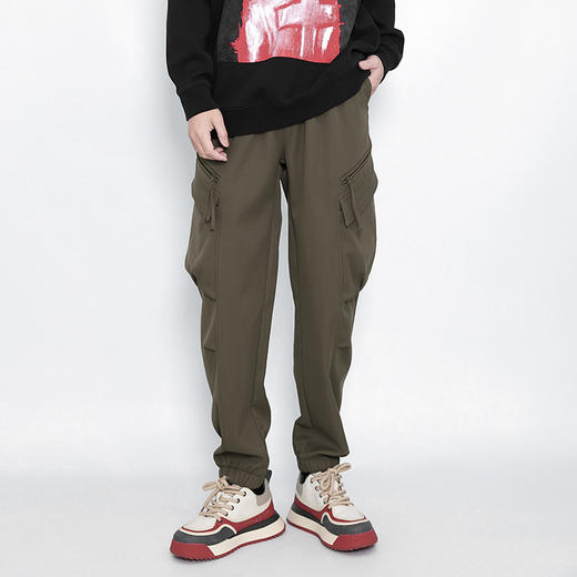 【新品上新】HX 冬季工装休闲长裤加绒S203444125101/02 商品图6