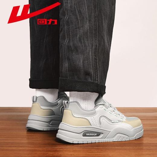 回力男鞋秋冬款2025新款运动板鞋男款潮流百搭厚底休闲小白鞋子男 商品图3