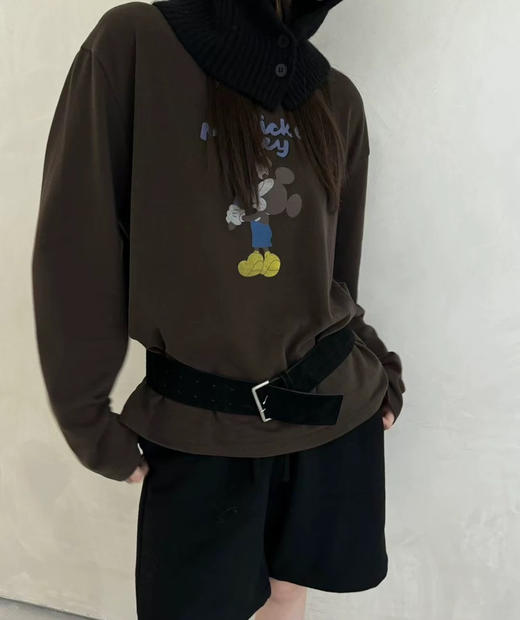 韩国订单磨毛棉米奇打底衫t恤12291 商品图4