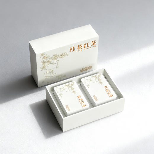 魔方【桂花红茶 001-2 方罐 白色】36元一套/10套一箱 商品图0