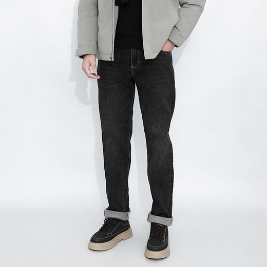 【断码清仓】HX 冬季水洗直筒牛仔长裤百搭款Y201440013101 商品图1