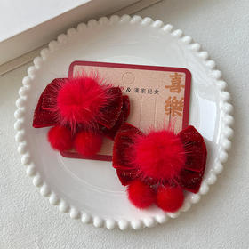 洒金织带结子对夹发夹-纪念日百货门店同款167745397