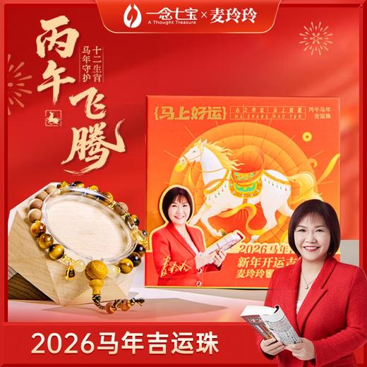 【一念七宝】丙午飞腾马年吉运珠手串麦玲玲文化设计 商品图7