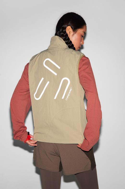 CryingCenter 3M反光保暖保温跑步马甲男女款慢跑马拉松越野跑 商品图2