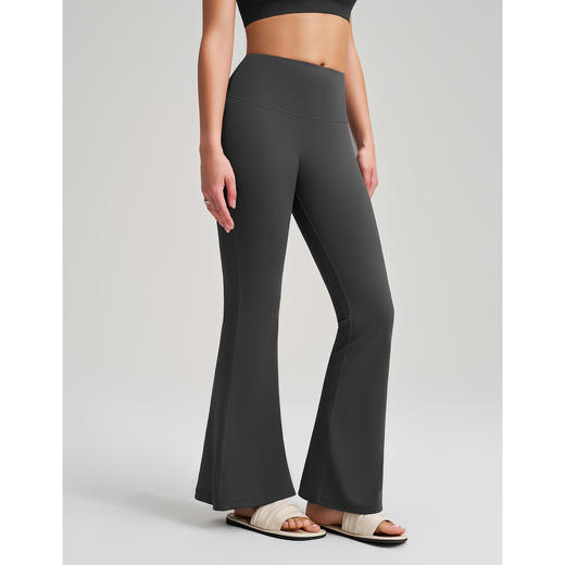 跃牌【安琪拉系列】新款加绒加厚高腰阔腿瑜伽裤微喇提臀健身打底裤微喇长裤CK-5149 商品图3