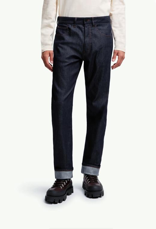 M0nc1er 25秋冬新款 磨毛起绒弹力牛仔裤男 NZK253 商品图0