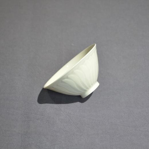 定窑 两才白釉手工盖碗  禅影高足刻花品茗杯 商品图1