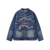 敦煌联名BJHG不计后果重磅牛仔外套男款春宽松美式复古水洗夹克女 商品缩略图4