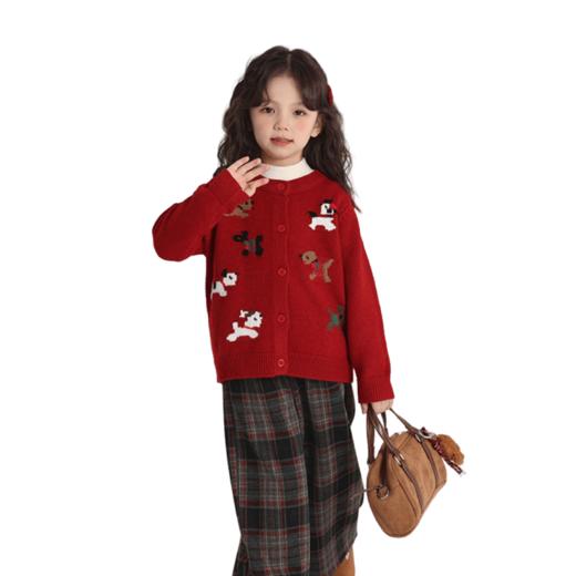 西蒙日记卡通小狗针织衫2556★ 商品图5