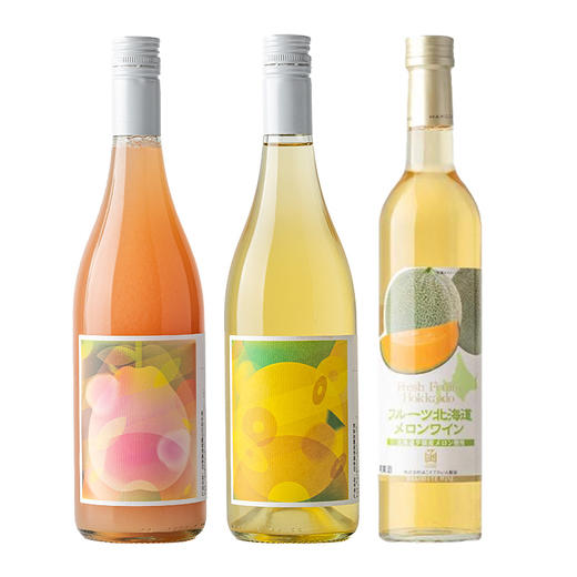 企鹅市集|果酒三重奏套装 北海道蜜瓜葡萄酒500ml 夕张网纹蜜瓜 香气甜美华丽 果香交织 商品图13