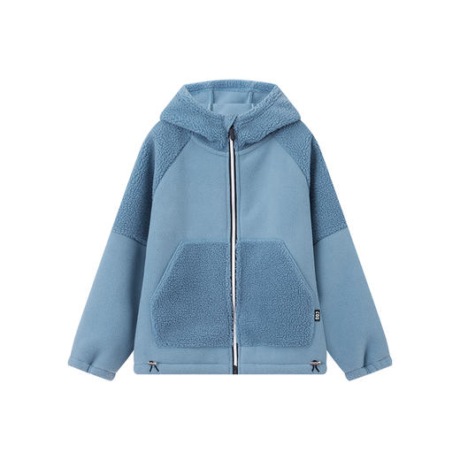 【件件底价，童装双倍积分】多多家男童颗粒绒外套秋冬季2025新款冬装儿童中大童加厚连帽上衣10111 商品图3