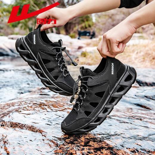 回力凉鞋男2025夏季新款网面透气休闲鞋软底轻便运动鞋户外溯溪鞋 商品图5